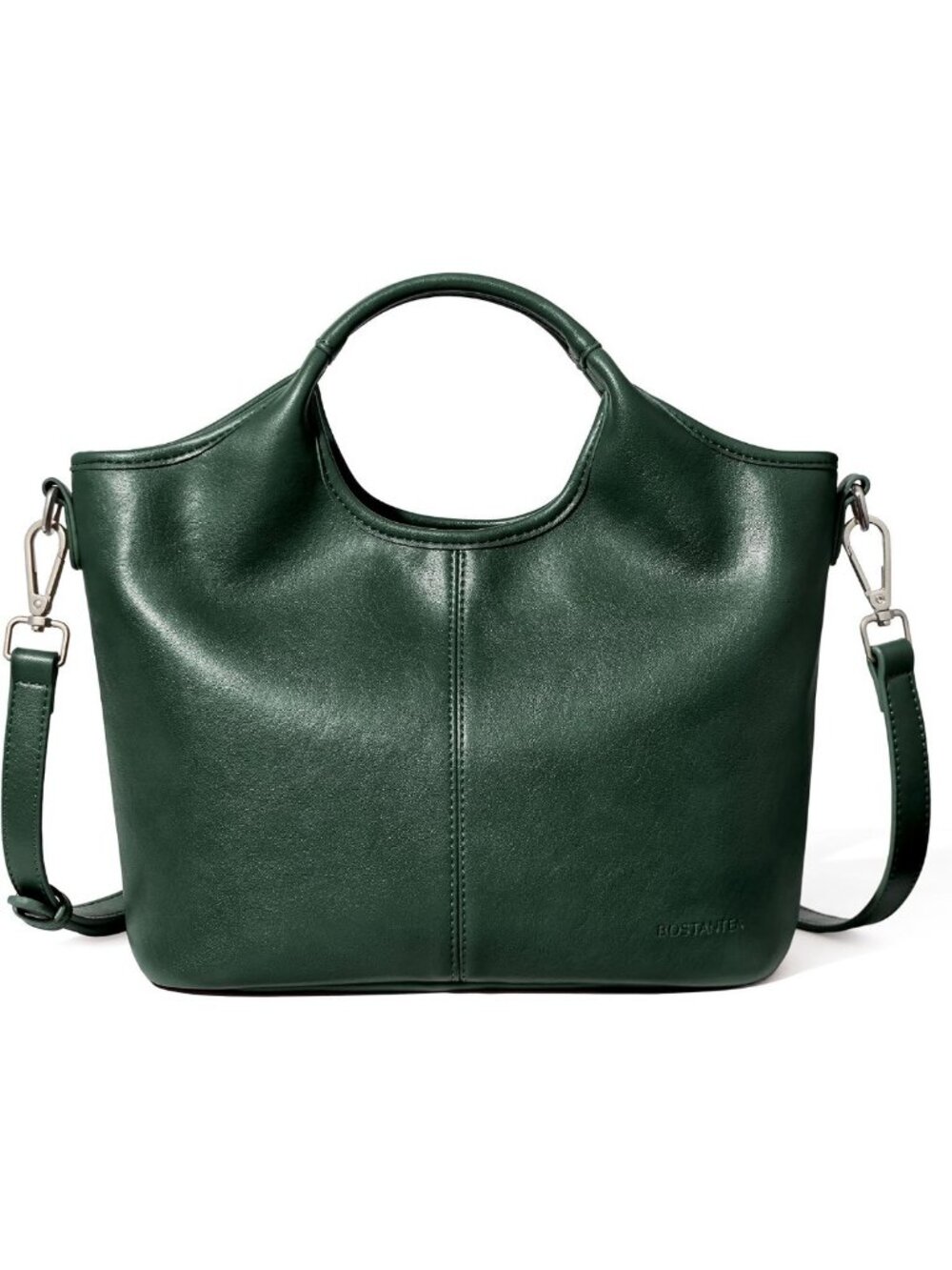 Stylish Vegan Leather Crossbody Satchel Handbag for Women - Soft & Versatile